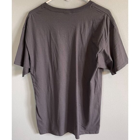 NWOT Fruit of the Loom HD Cotton Mens Dark Gray V-Neck Short Sleeve Tee Large - Picture 4 of 7